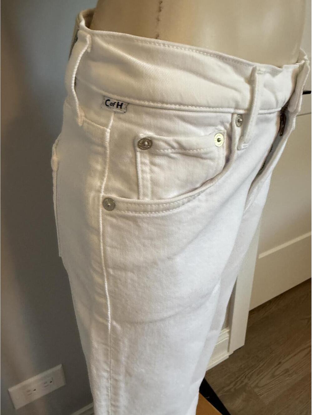 NWT Citizens of Humanity Anissa Straight Leg Jeans White Size 25 - Picture 4 of 13